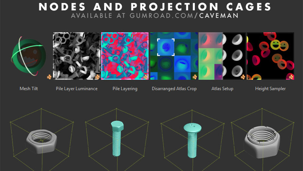 Height Maps Based On Geometry In Substance Designer By Adrien   23 