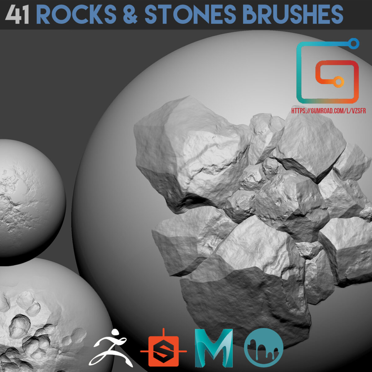 41 Rocks & stones brushes stones brushes stones brushes