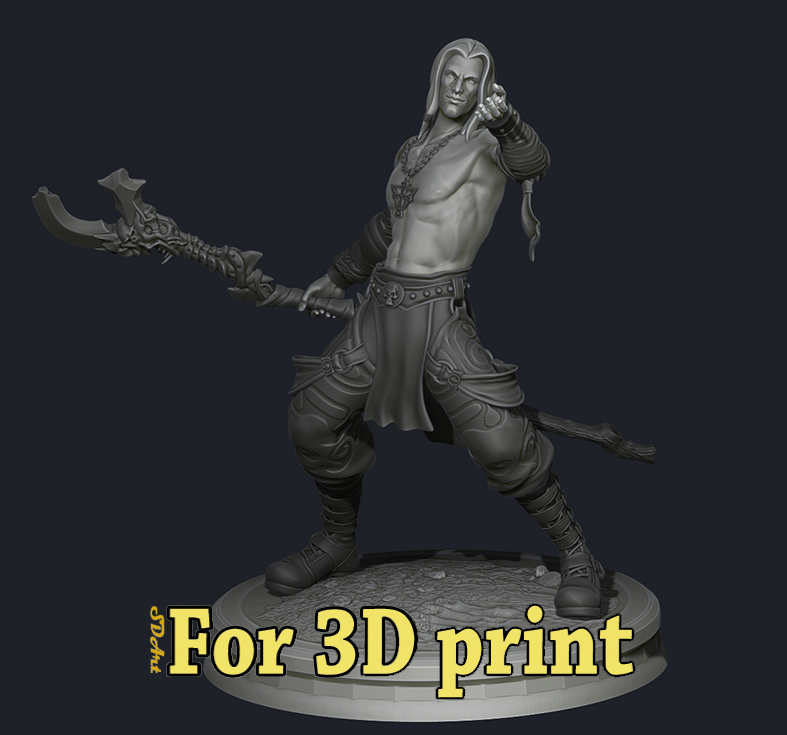 3d print model_Druid - Marlock 3d print model 3d print model,Marlock
