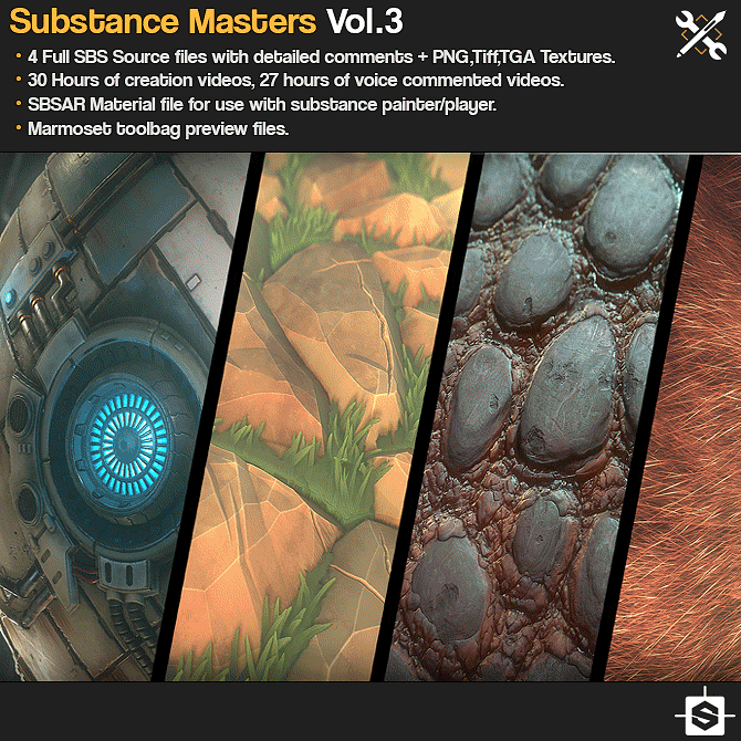 Substance Masters Vol.3_By JRO TOOLS Substance Masters Substance Masters,JRO TOOLS,substance designer