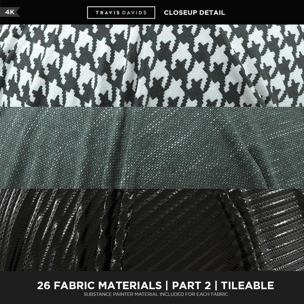 26 Fabric Materials Part 2 - 4K - Tileable_Substance painter 26 Fabric Materials Part 2 26 Fabric Materials Part 2,Substance painter