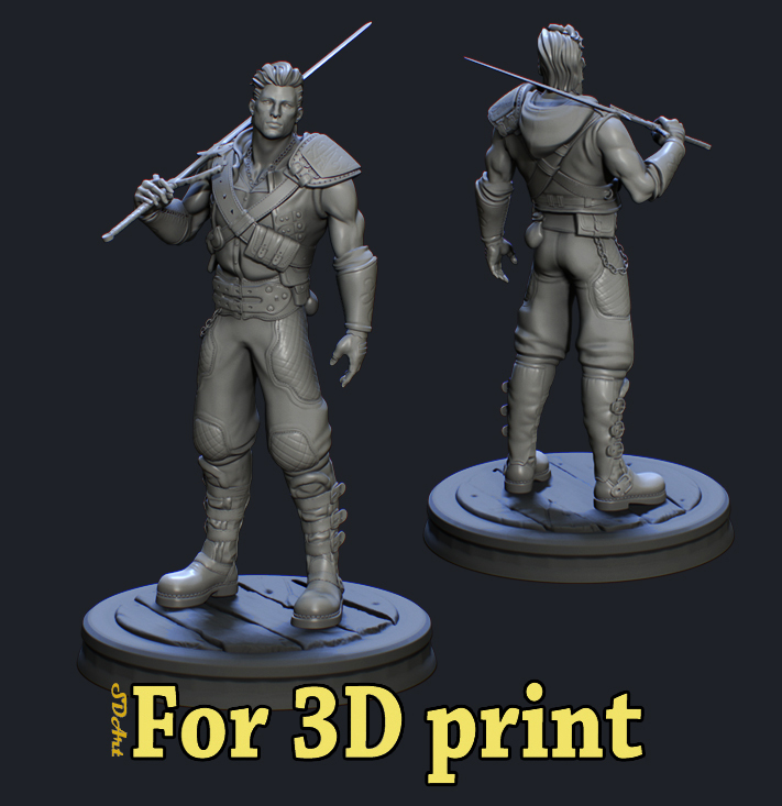 3d print model _ Warrior - Pablo SuperUltra Warrior 3d print model 3d print model