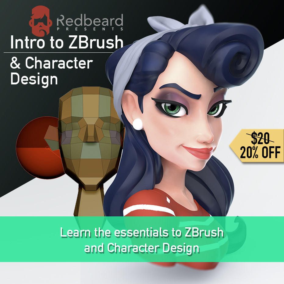 Intro to ZBrush and Character Design _ By The Redbeard, Matt Thorup Intro to ZBrush Intro to ZBrush,Character Design