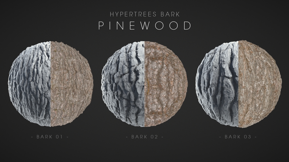 HyperTrees Bark - Pinewood (16K Studio Edition) _ By VERTEX LIBRARY HyperTrees Bark HyperTrees Bark,Pinewood,VERTEX LIBRARY