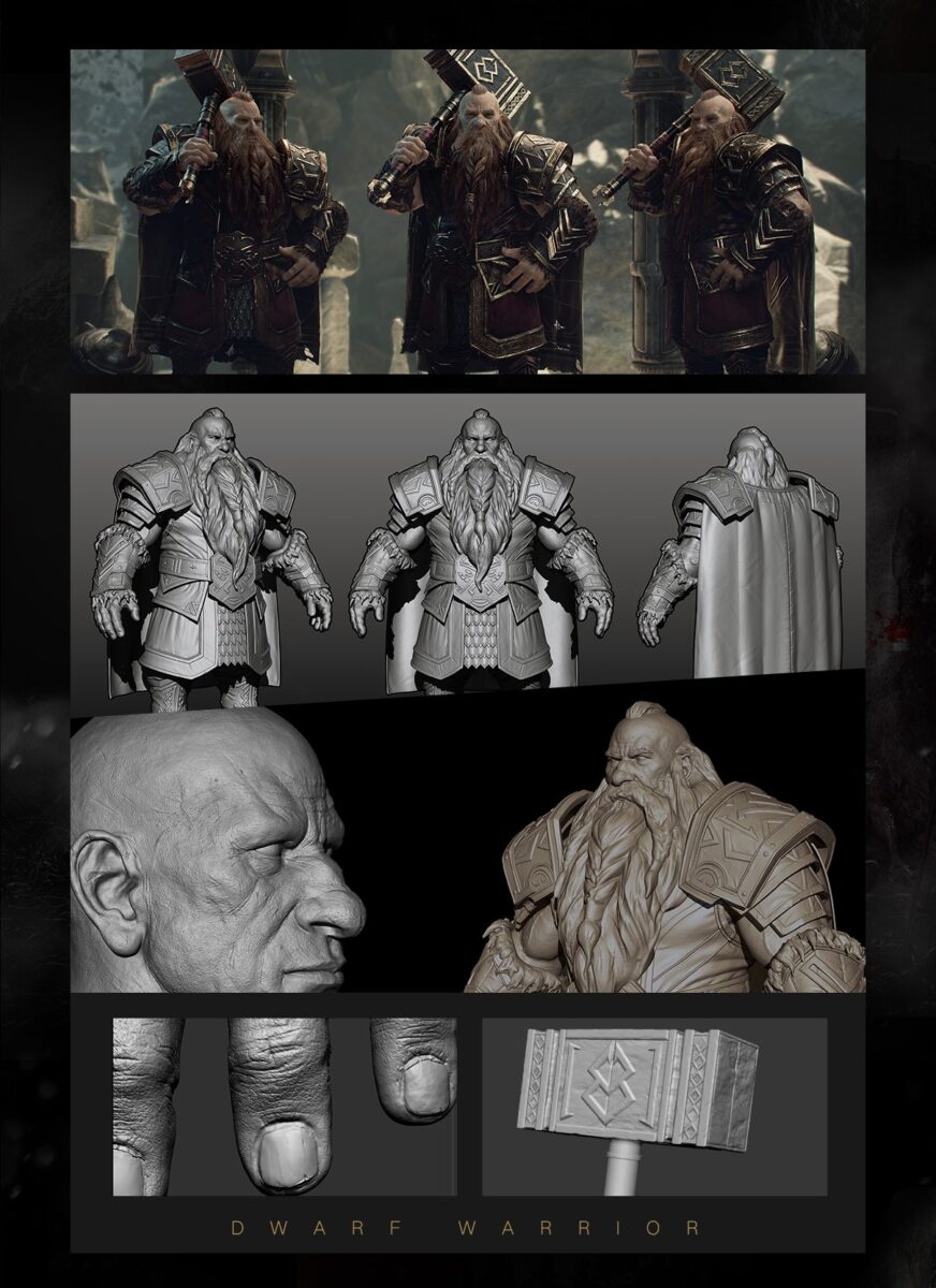 The Dwarf Warrior: 3D Character Creation For Game The Dwarf Warrior The Dwarf Warrior,3D Character Creation For Game