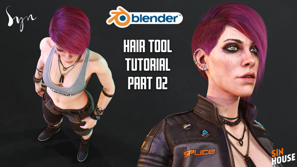 Blender Hair Tool Tutorial - Part 02 _ By Jack Perry Blender Blender,Hair Tool