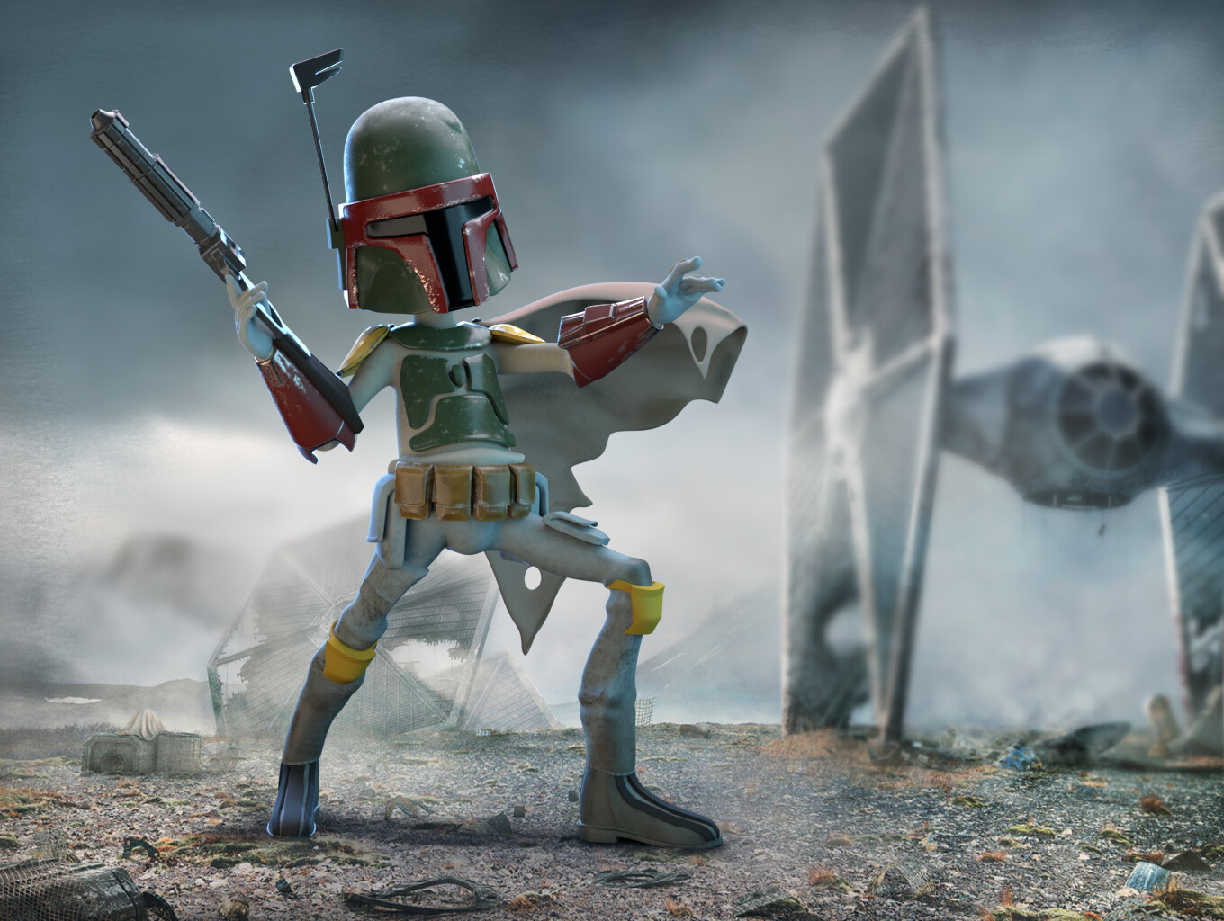 "Boba Fett" charater charater
