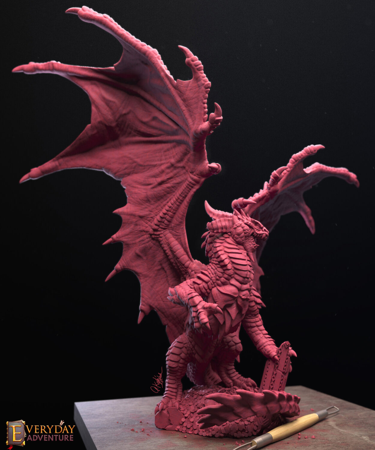 Red Dragon miniature