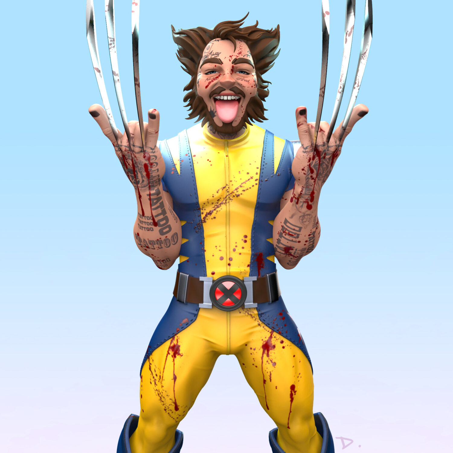 Post Malone as Wolverine CHARACTER CHARACTER