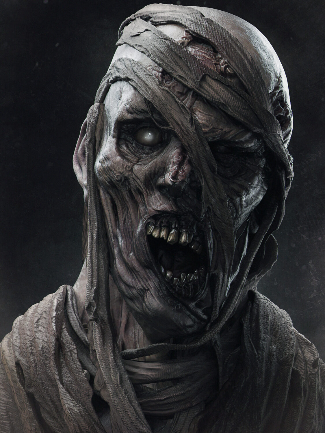 Undead Mummified Zombie (2021 Halloween Project) zombie zombie