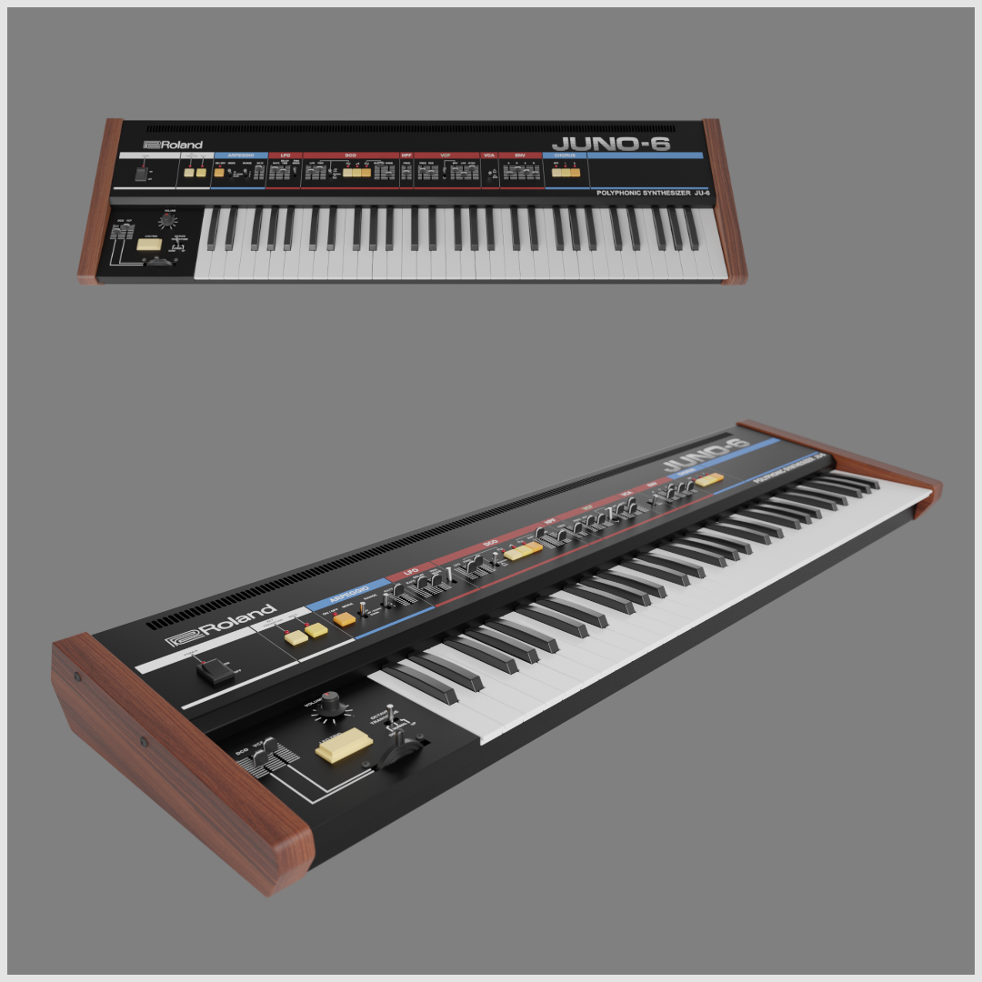 Music Equipment – Roland Juno 6 Synthesizer