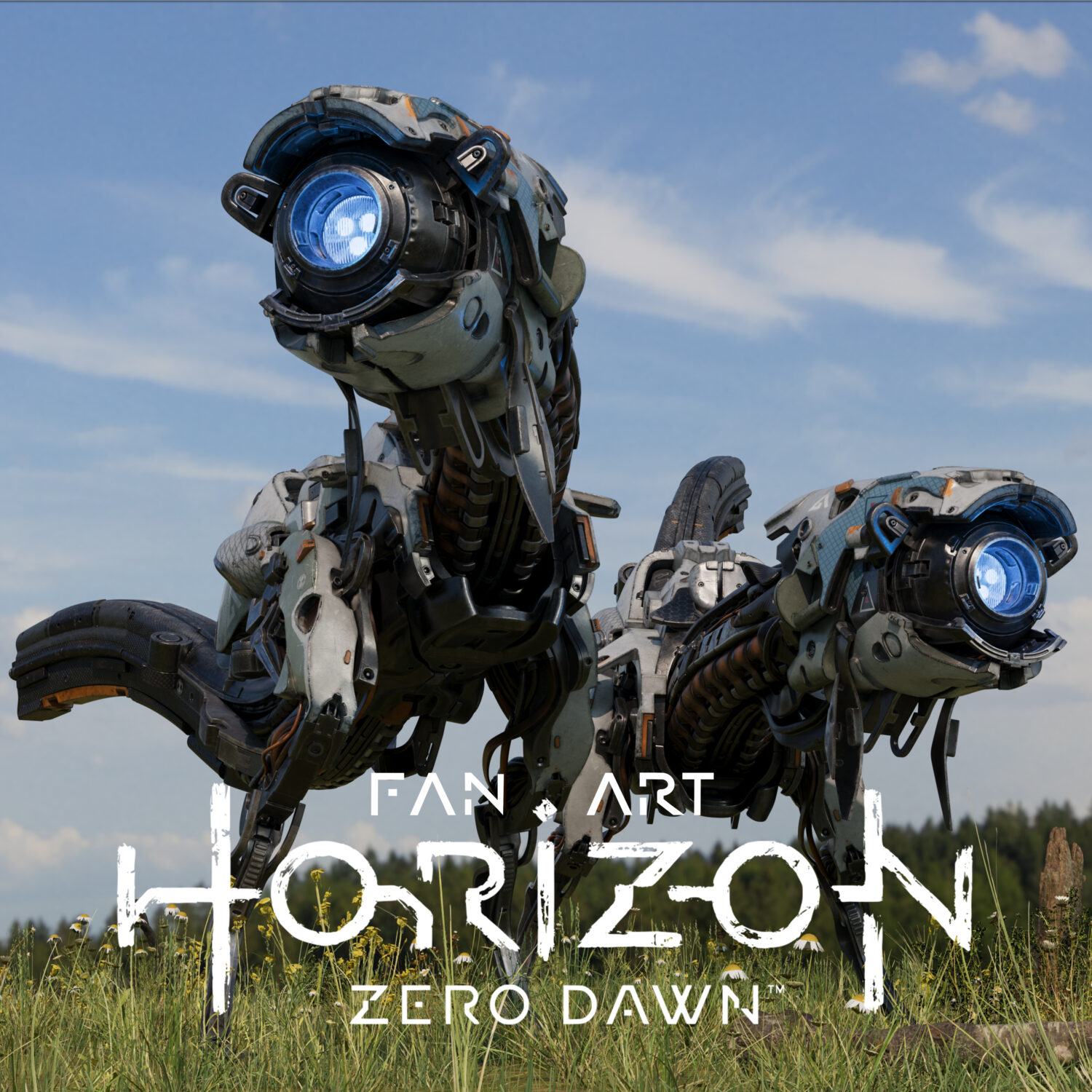 Horizon Zerodawn – Watcher fan art