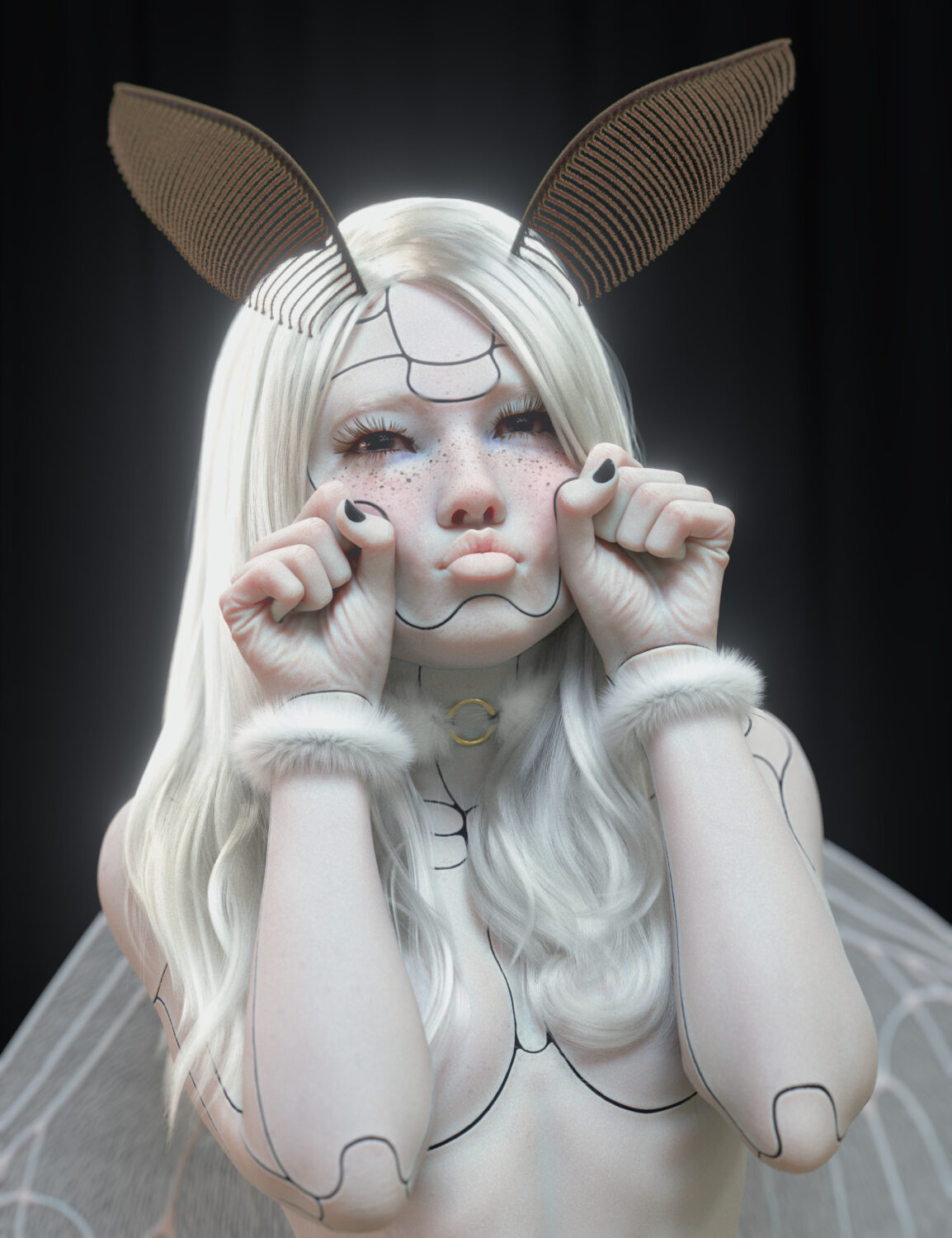 Moth Girl, "Luna" Cute Cute