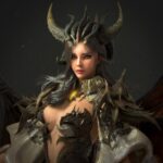 Dragon Girl, Nefelina by Eugene Ong