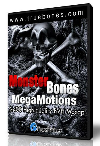 The MonsterBones MegaMotions Pak. By Truebones MegaMotions Pak MegaMotions Pak,MonsterBones